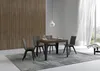 Ausziehbarer Tisch 90x130/390 cm Gestell Flame Walnut Produktbild-Vorschau 2