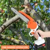 8-Zoll-Mini-Kettensäge, Akku-Kettensäge mit bürstenlosem Produktbild-Vorschau 3