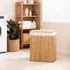 tectake® Wäschekorb 53 x 33,5 x 63 cm Produktbild-Vorschau 9