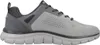 A side view of a gray and white Skechers men's athletic shoe. Anteprima dell’immagine prodotto