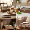Bellatio Dekorationen Teedose - 6 Facher - braun - Holz - Produktbild-Vorschau 7