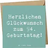 Mr. & Mrs. Panda Grußkarte Spruch 94. Geburtstag - Produktbild-Vorschau 1