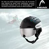Head Radar Visor Helm Schwarz M-L / Silver-Red/CAT2 Schwarz Produktbild-Vorschau 2