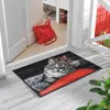 Fußmatte wash and dry Design Royal Cat Designbeispiel