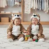 Piżama Onesie Kostium Przebranie Śpiochy Brązowy Miś Podgląd zdjęcia produktu 2