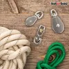 KOTARBAU® Seilrolle Umlenkrolle einzeln Vernickelt 3/4" Produktbild-Vorschau 6