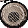 vidaXL 2 v 1 Kamado-Grill Smoker Ceramic 56 cm Rot Náhled obrázku produktu 6