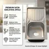 lavello da cucina in acciaio inox 72CM, destro, da incasso Anteprima dell’immagine prodotto 1