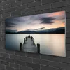 Acrylglasbilder 100x50 Wandbild Druck Brücke Meer Produktbild-Vorschau 2