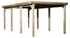 Einzelcarport weka 617 Gr. 2 ohne Dacheindeckung 322x612 cm Produktbild-Vorschau 5
