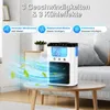 4-in-1 Mini Klimaanlage,RGB Luftkühler,Tragbare USB Produktbild-Vorschau 3