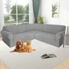 L-förmige Sofabezüge 5 Sitzer Eckcouch Hussen 3-teilig Produktbild-Vorschau 2