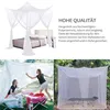 Moskitonetz Doppelbett mit 4 Eckpfosten, Moskitonetz Bett, Produktbild-Vorschau 3