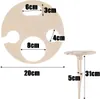 Welikera Weinregal Outdoor Klappbar Weintisch, Holz Produktbild-Vorschau 7