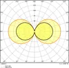A polar diagram showing light distribution. Anteprima dell’immagine prodotto