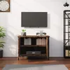 vidaXL TV skříňka s dvířky Kouřový dub 60x35x45 cm Dřevěná Náhled obrázku produktu 3