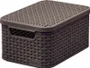 Contenitore RATTAN Style2 con coperchio M - marrone Anteprima dell’immagine prodotto 10