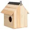 vidaXL Eichhörnchenhaus Tanne Massivholz 26x25x29 cm Produktbild-Vorschau 4