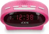 Ices ICR-210, Zegar, FM, PLL, LED, 1,52 cm (0.6"), Różowy, Podgląd zdjęcia produktu 2