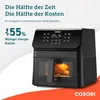 Cosori Premium II Plus, Heißluftfritteuse, 6,2 l, 80 °C, Produktbild-Vorschau 13