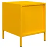 Nachttische 2 Stk. Senfgelb 35x39x43,5 cm Stahl Produktbild-Vorschau 8