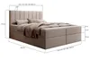 MyBed Allen Boxspringbett Polsterbett mit Kopfteil Produktbild-Vorschau 9
