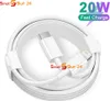 A coiled white USB-C to Lightning charging cable is shown in a white circular container. Produktbild-Vorschau