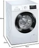 Siemens iQ300, Waschmaschine, Frontlader, 7 kg, 1400 U/min. Produktbild-Vorschau 12