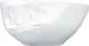 A white ceramic bowl with a face design. Anteprima dell’immagine prodotto