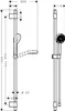 Ensemble de douche hansgrohe Activera Select S 95, 2 jets, Voir les images du produit 6
