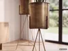 FineBuy Set di 2 vasi da fiori in metallo dorato con Anteprima dell’immagine prodotto 4