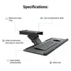 Supporto per tastiera e mouse Supporto per scrivania 67 cm Anteprima dell’immagine prodotto 7