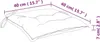 vidaXL Stuhlkissen 2 Stk. Blattmuster 40x40x7 cm Stoff Produktbild-Vorschau 8