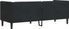 vidaXL Chesterfield-Sofa 3-Sitzer Schwarz Kunstleder Produktbild-Vorschau 6