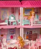 MalPlay Kinderpuppenhaus Rosa, Puppenhaus Villa für Produktbild-Vorschau 10