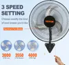 Wentylator ścienny, 44,45 cm, 4000 CFM, 3 prędkości, do Podgląd zdjęcia produktu 3