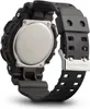 Close-up view of the back of a black G-Shock watch, showing the metal case back and part of the strap. Produktbild-Vorschau