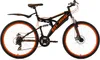 KS Cycling Fully Mountainbike Bliss 26 Zoll schwarz-orange Produktbild-Vorschau 1