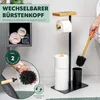 eluno Stand-WC-Garnitur 4in1, WC-Bürste, Produktbild-Vorschau 5