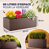 CASARIA® Fioriera da Esterno Ethica in Plastica 80L Anteprima dell’immagine prodotto 11