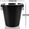 COM-FOUR® Sektkühler mit Henkeln - elegantes, glattes Produktbild-Vorschau 6