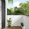vidaXL Balkon-Sichtschutz Weiß 90x800 cm 100 % Produktbild-Vorschau 2