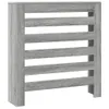 vidaXL Rivestimento per radiatori Grigio Sonoma 78x20x82 cm Anteprima dell’immagine prodotto 1
