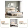 The Living Store Massivholzbett mit Kopfteil Produktbild-Vorschau 9