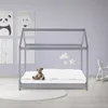 ML-Design dětská postel 70x140 cm se stříškou a roštovým Náhled obrázku produktu 7
