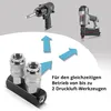 STAHLWERK 2 x 2-fach Druckluft-Verteiler bis 35 bar mit Produktbild-Vorschau 3