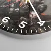 Wanduhr - Rund - Glasuhr - ritter rüstung - 40x40cm - Produktbild-Vorschau 5