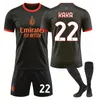 #22 KAKA Maglia da calcio da trasferta del Milan 26-27 per Anteprima dell’immagine prodotto 1