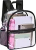 Transparenter Schulrucksack A4 Damen Retro elegant Produktbild-Vorschau 1