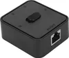 A black network switch with labels and a slider. Náhľad obrázku produktu